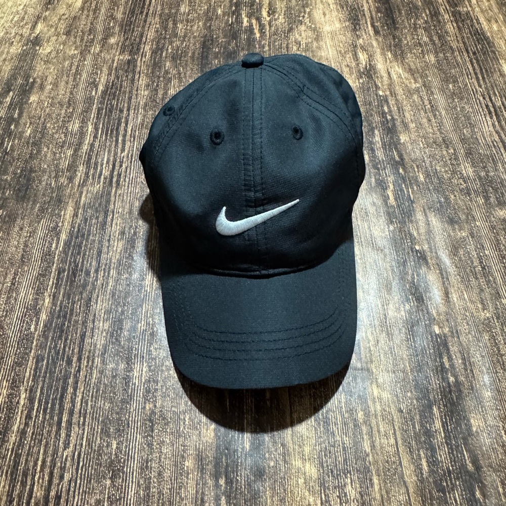 Nike Black Child Size 4-7 Baseball Cap Hat